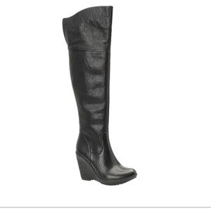 Leather Kork ease over the knee boot Sz 8
